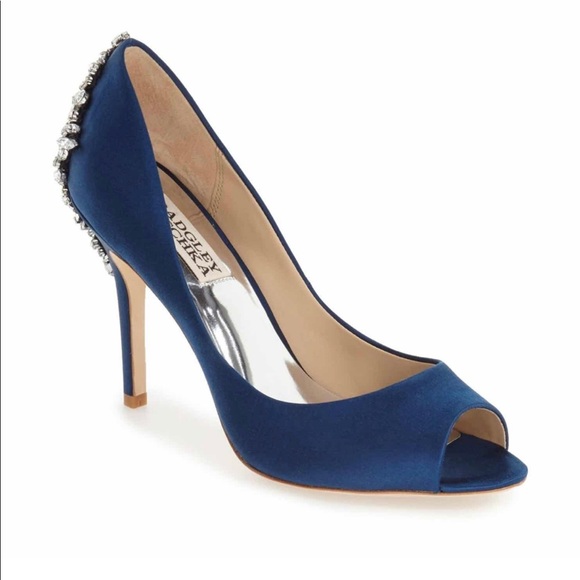 Badgley Mischka Shoes - Badgley Mischka Nilla Peep Toe Pump